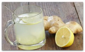 Напиток из лимона и имбиря