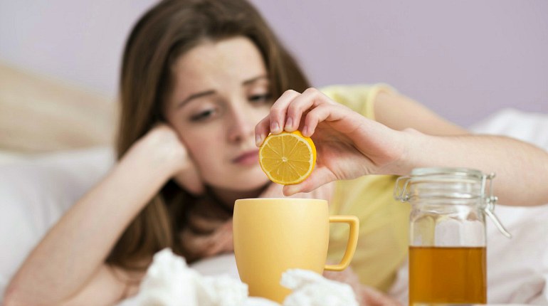 Лимон и мед для лечения простуды